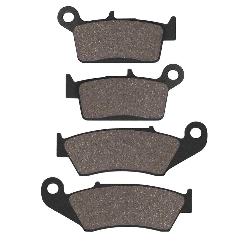 Cyleto Brake Pads for Suzuki DRZ400 2000-2009 DRZ400SM 2005-2009/Honda XR650L CR125 CR250 XR250 XR650 XR400/Kawasaki KX125 KX250/Yamaha YZ125 YZ250 WR250 Front and Rear - Image 1